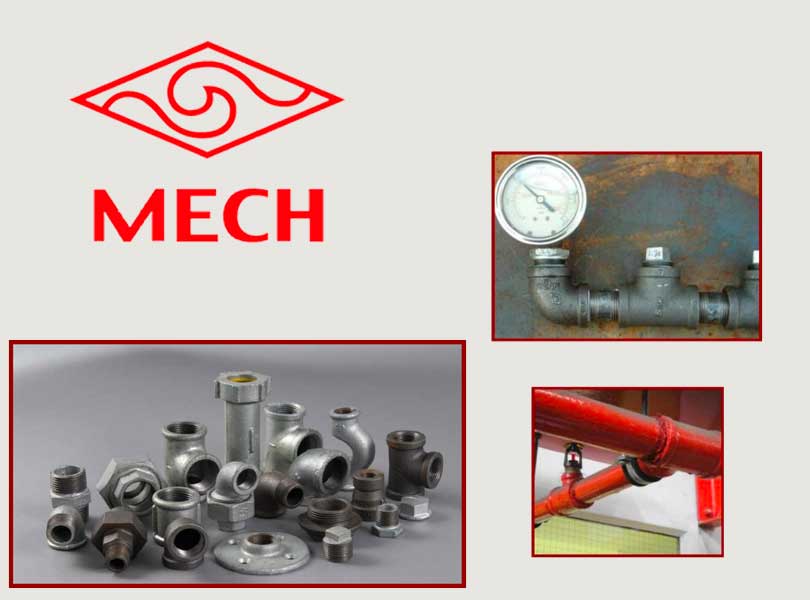 MECH THREADED MALLEABLE CAST IRON FITTINGS